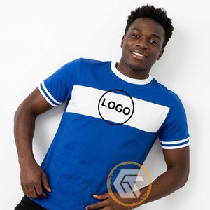 T-shirts à manches courtes pour hommes en jersey 100% coton, col rond, imprimé par transfert thermique, respirant, séchage rapide, coupe classique, tissu 300g - Product Image 3