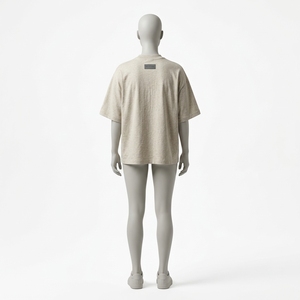 Camiseta Oversize Crema para Hombre Estilo <span class=keywords><strong>Bape</strong></span>, Ropa para Hombre, Camisetas para Hombre, Proveedor Mayorista, <span class=keywords><strong>Precio</strong></span> Bajo - Product Image 2
