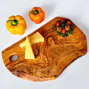 Ensemble de planches à découper en bois massif, organiques, antimicrobiennes, robustes, pour oignon, fromage, légumes - Product Image 5