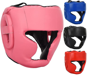 Protège-tête de boxe pour jeunes de haute qualité en cuir PU standard international, personnalisable, avec protège-dents pour la boxe, le karaté et l'hiver - Product Image 5