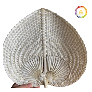 Abanico de Mano Plegable de Bambú, Hecho a Mano, Ecológico, Ligero, Portátil, Duradero, para Decoración de Bodas y Fiestas, con Impresión Personalizada - Product Image 5