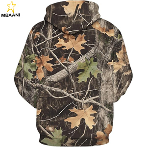 Sweat-shirts à capuche camouflage pour hommes, chemises de chasse, vêtements de pêche à manches longues camouflage - Product Image 2