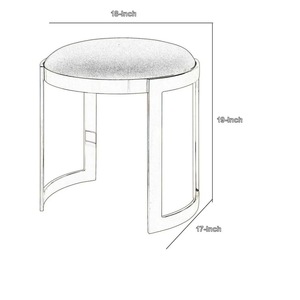 Luxury Stainless Steel <b>Stool</b> Contemporary Design Metal Seating Kitchen Dining Bar Restaurant Hotel Commercial Entry PU <b>Leather</b> - Product Image 5