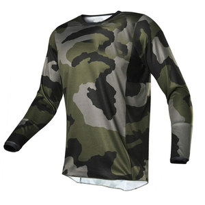Chemise de course moto camouflage à manches longues pour homme, séchage rapide, vêtement de sport adulte toutes saisons, haut imprimé - Product Image 1