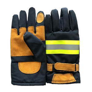 Guantes de extinción de incendios de algodón ignífugos de alta calidad directos de fábrica-Ropa de seguridad protectora - Product Image 3