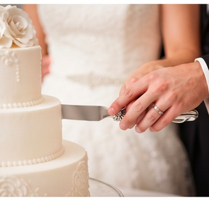 Stainless Steel Cake Knife And Server Set With <b>Floral</b> Handle Design 2-Piece Modern Flatware Dishwasher Safe For Party And Hotel - Product Image 6