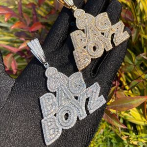 Lab Grown Diamond $ Bag Boyz Pendant Wholesale Custom Name <b>Letter</b> Pendant Iced Out Hip Hop Necklace - Product Image 5