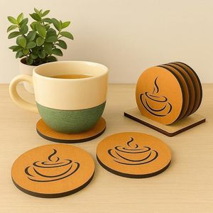 Beautiful Wooden Coasters for Dining Table Tea Coffee Cups Home Decor Table Protection - Product Image 5