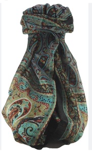 Customized Argyle <b>Leaf</b> Polka Dot Breathable Lightweight Scarf Design Logo Printed Polyester Square Bandana Shawl Digital Print - Product Image 4