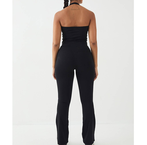 Nuevos Leggings Deportivos de Yoga para Mujer, de Spandex, Cintura Alta, Elásticos, Color Sólido, Pantalones Largos Modestos para Gimnasio - Product Image 6