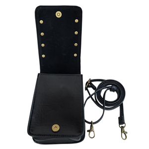 Sac à main vintage en cuir véritable avec motif alligator, fermeture à fermoir, grande taille, usage quotidien - Product Image 4