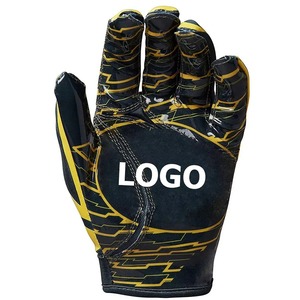Gants de football américain haut de gamme pour hommes, haute adhérence, antidérapants, légers, respirants, pour l'entraînement - Product Image 3