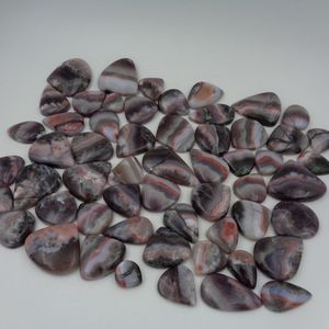 Figurines d'amour en améthyste naturelle polie et agate dentelle, faites à la main, cabochons, pierres précieuses en vrac pour la fabrication de bijoux, Saint-Valentin, vente en gros - Product Image 4