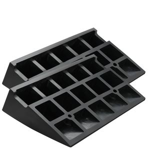Set di 2 Rampe in Gomma per Marciapiedi, Altezza 4,3 Pollici, Capacità 33069 Libbre/15 Tonnellate, Rampe Stabili per Vialetti - Product Image 3