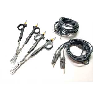 Juego de 2 Pinzas Quirúrgicas Laparoscópicas Manuales para Sellado de Vasos con Cable, Instrumento de Endoscopia Reutilizable, CE Narham Enterprises - Product Image 2