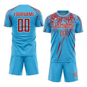 Lightweight Soccer Uniform Men Youth 100 GSM Quick Dry Breathable Custom Team Logo Number OEM Wholesale - Product Image 1