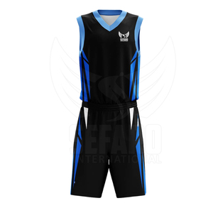 Dernier design d'uniforme de basket-ball réversible pour jeunes, fabriqué au Pakistan, uniforme de basket-ball réversible - Product Image 5