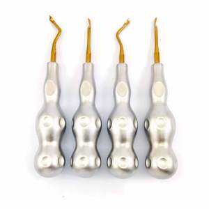 Dental Surgical Instruments <b>Set</b> 5Pcs Stainless Steel Manual Tooth Extraction Tools Ergonomic Grip CE Certified Class I - Product Image 4