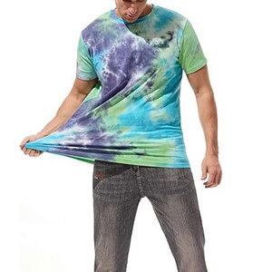 Nuevo diseño, logotipo personalizado, camisetas tie dye para hombre, precio económico, camisetas tie dye transpirables para hombre - Product Image 6