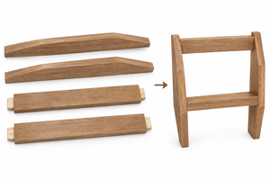 Base de fauteuil inclinable en bois massif de haute qualité, structure de support pour canapé, pièces de meubles personnalisées, design moderne, durable - Product Image 2