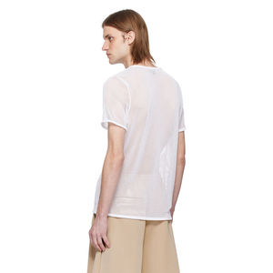 Camiseta de malla oversize para hombre, moderna, con logo personalizado, transpirable, estilo urbano, deportiva, de verano, jersey premium. - Product Image 4