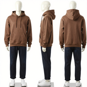 Sudadera Personalizada con Cuello Redondo, 100% Algodón, Sudadera Oversize con Cuello Redondo, Diseño Liso, Sudadera Blanca Estilo Urbano, Talla Grande - Product Image 1