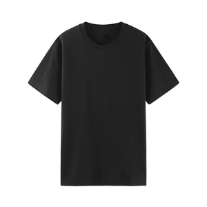 Oem Customized logo Design Unisex Short-sleeved 230G Heavyweight Women's Summer Loose-fitting Pure Cotton T-shirt - Product Image 3