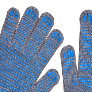 Dotted <b>Gloves</b> Anti Slip Cotton Work <b>Gloves</b> for Warehouse Construction PVC Dotted <b>Gloves</b> Breathable Cotton <b>Knit</b> Industrial <b>Gloves</b> - Product Image 5