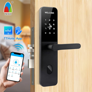 Serrure de porte intelligente sans clé en alliage d'aluminium pour la maison et l'hôtel, application cloud TTlock, déverrouillage par code temporaire, serrure à code numérique - Product Image 1