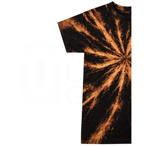 Camiseta de Manga Corta con Cuello Redondo y Estampado Tie-Dye para Hombre, Tejido de Punto Informal con Patrón - Product Image 2