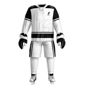 Uniforme de Hockey sobre Hielo para Hombre en Grandes Cantidades, Jersey Deportivo Personalizado, Material de Poliéster Transpirable, Impresión de Logotipo Personalizado, en Stock - Product Image 4