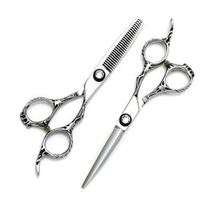 Ciseaux de coiffure 6'' en acier inoxydable JP, ensemble de ciseaux de barbier professionnels pour la coupe de cheveux, avec sac inclus - Product Image 5