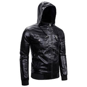 Elegante Chaqueta de Invierno con Capucha de Cuero, Cordón Ajustable y Forro Térmico Suave - Product Image 4