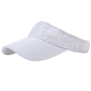 Casquette de soleil réglable en coton délavé style vintage, chapeaux de plage tendance avec logo personnalisé, visières d'extérieur en gros - Product Image 2