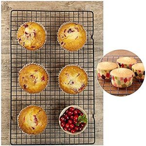 Wire Stand Cooling Racks For Baking <b>Cookie</b> Cake Donut Oven Grill Tray, Black Brand: PERFECT BAKEWARE - Product Image 3