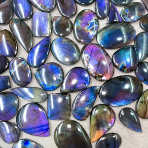 Natural Spectrolite Loose Gemstone Rajasthan Multi Color Multi Flash Chakra <b>Healing</b> Mix Shape Mix Size for Jewelry - Product Image 1