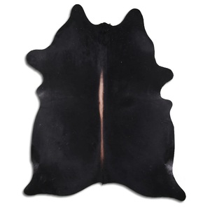 Tapis en cuir de vache brésilien, grand tapis rond en cuir véritable pour la maison et les hôtels - Product Image 1