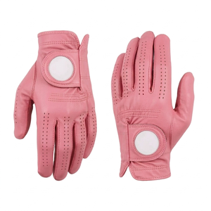 Guante de Golf Transpirable Antideslizante de Cuero Genuino Unisex, Guante Deportivo con Diseño Personalizado y Logotipo Personalizado para Manos - Product Image 1