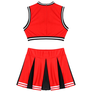 Ensemble d'uniformes de cheerleading pour jeunes, vêtements d'entraînement par sublimation, tenues de danse pour femmes, style tendance, vente en gros - Product Image 3