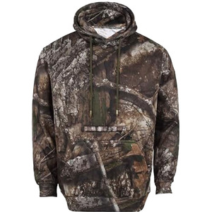 Sweat à capuche de chasse camouflage Woodland pour homme de qualité supérieure |   Sweat-shirt tactique d'extérieur épais avec poche zippée - Product Image 1