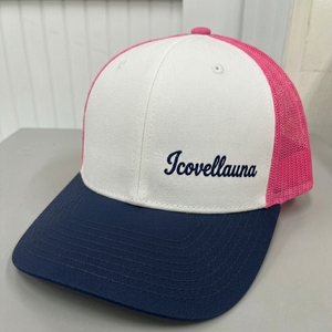 Casquette Trucker personnalisée à 6 panneaux, devant structuré, dos en maille, visière incurvée, logo brodé, fermeture à pression réglable, OEM, marque privée - Product Image 2