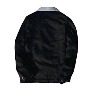 2022 High Quality Solid Blue <b>Denim</b> <b>Men's</b> Coats Wool Winter Washable Fur <b>Jacket</b> <b>Mens</b> <b>Denim</b> <b>Jacket</b> Slim Fur Collar <b>Denim</b> <b>Jacket</b> - Product Image 2