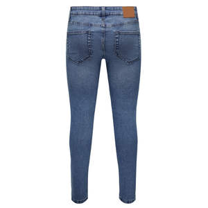 กางเกงยีนส์ผู้ชายทรงสลิมฟิตสีฟ้าอ่อน ผ้าเดนิมยืด คุณภาพสูง ทรงคลาสสิค ขาเรียว ผ้าฝ้ายนุ่ม สวมใส่สบาย - Product Image 6