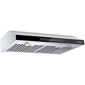 Hotte de cuisine en acier inoxydable de 900 mm avec éclairage LED, double moteur - Hotte sous armoire de 30 pouces avec commande tactile gestuelle - Product Image 5
