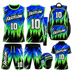 Camisetas de Fútbol Americano 7 contra 7 Personalizadas con Estampado de Calavera en 3D, Tallas Grandes, Uniformes de Fútbol Americano 7v7 al por Mayor, Bolsa de Uniforme 100% Poliéster - Product Image 2
