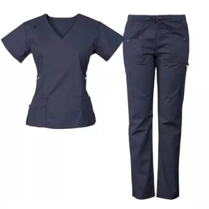 Oferta Especial: Conjunto de Uniformes Médicos OEM de Nuevo Diseño, Unisex, de Lona Ecológica Ligera con Detección de Agujas - Product Image 6