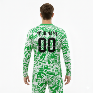 เสื้อยืดแขนยาวพิมพ์ซับลิเมชันตามสั่งเครื่องแต่งกายสั่งแบบกำหนดเองได้ - Product Image 4