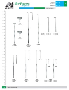 High Quality A-1 VERITAS Miler Dull-Matte Finish Reusable Stainless Steel Retractor | Manual Instrument Set ISO 13485 Certified - Product Image 6