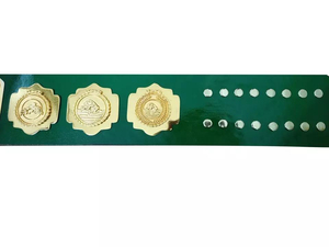 Muzamin Apparel World Heavy Weight Championship Leather Wrestling Trophy Belt-Eco-Friendly Waterproof Customizable Packaging - Product Image 5