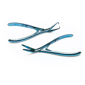 SAAR GLOBAL SURGICAL คีมต่อผมโลหะ เครื่องมือถอดติดตั้งแบบมืออาชีพ สีฟ้า SGS-106 - Product Image 1